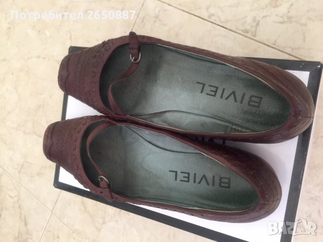 Продавам испански обувки естествена кожа 38номер , снимка 6 - Дамски елегантни обувки - 28830371