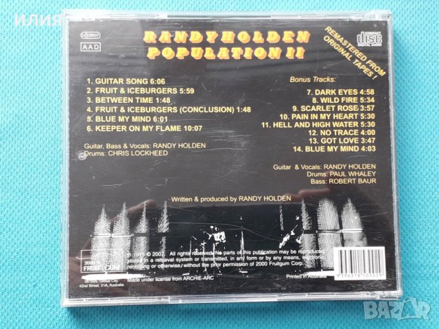 Randy Holden(Blue Cheer) – 1970 - Population II(Hard Rock,Psychedelic Rock,Blues Rock), снимка 6 - CD дискове - 42989299