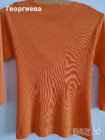Нежна блуза от фино плетиво, снимка 6 - Блузи с дълъг ръкав и пуловери - 37826491