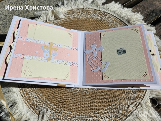 Албум за кръщене на момиченце. Налично! , снимка 5 - Подаръци за кръщене - 51775067