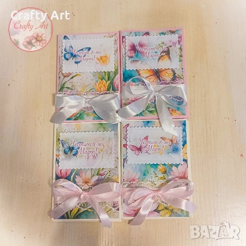 Албумче картичка за осми март и всякакви поводи , снимка 8 - Декорация за дома - 53499673
