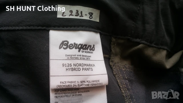 Bergans of NORWAY NORDMARKA HYBRID Stretch Pants размер M хибриден еластичен панталон - 1173, снимка 15 - Екипировка - 50477486
