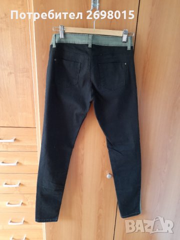 Маркови панталони във войнишко зелено и черно, снимка 2 - Панталони - 33212991