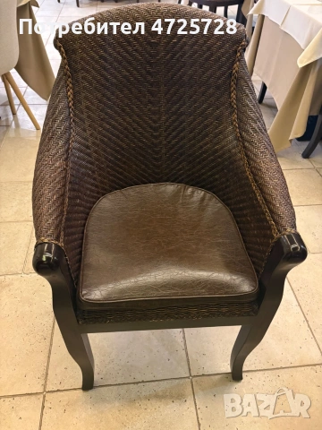 Ратанови столове, снимка 2 - Столове - 53307173