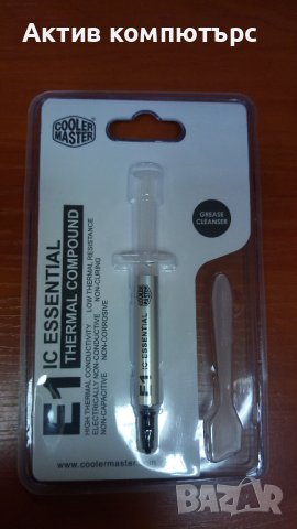 Термопаста COOLER MASTER IC ESSENTIAL E1 1.5ml Gray