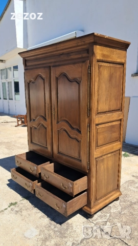 Ретро гардероб масив, снимка 6 - Гардероби - 52603893