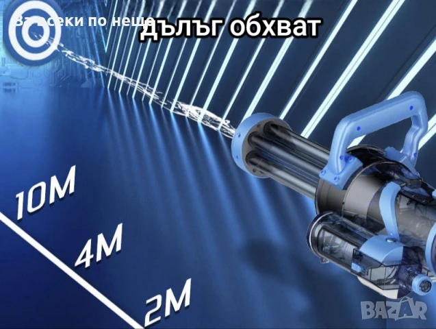 Електрически воден пистолет тип Картечница, снимка 5 - Други - 50621218