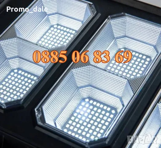 Улична соларна лампа 1200W с 6 секции, соларна градинска лампа 1200W, снимка 4 - Соларни лампи - 47431038
