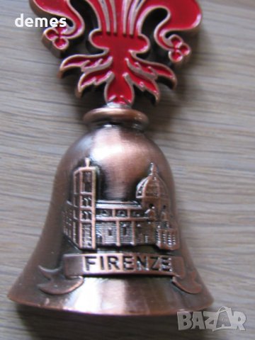 3D Метален магнит-камбанка от Флоренция, Италия-2, снимка 6 - Колекции - 40053208