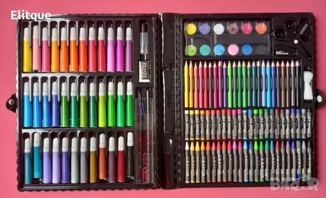 Комплект за рисуване – 150 части, снимка 14 - Рисуване и оцветяване - 53372788