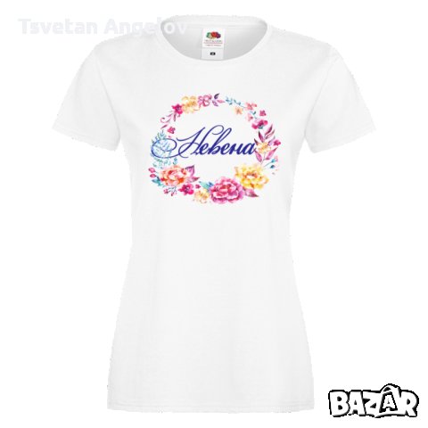 Дамска тениска Цветница Невена Цветен венец