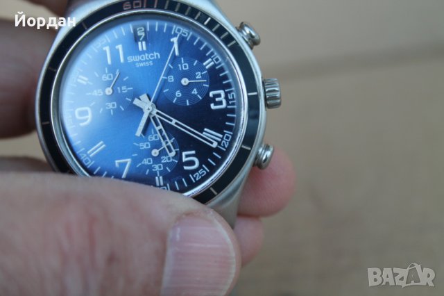 Мъжки часовник ''Swatch'' хронограф 40 мм, снимка 11 - Мъжки - 43593874