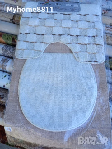 Комплект пътеки за баня и тоалетна , снимка 2 - Пътеки - 50902202