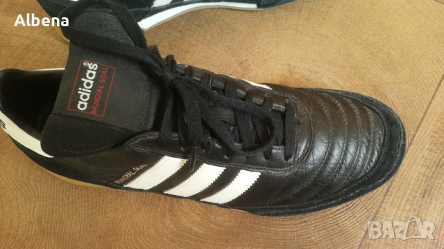 Adidas MUNDIAL GOAL Leather Football Shoes Размер EUR 43 1/3 / UK 9 за футбол в зала 66-14-S, снимка 6 - Спортни обувки - 43718009