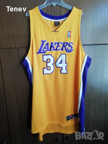 LA Lakers Shaquille O'Neal Nike NBA Jersey оригинален потник Шакил О'Нийл Лейкърс , снимка 1 - Тениски - 37125688