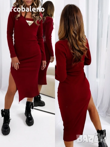 Дамска миди рокля Scarlett, 6цвята , снимка 13 - Рокли - 52829843