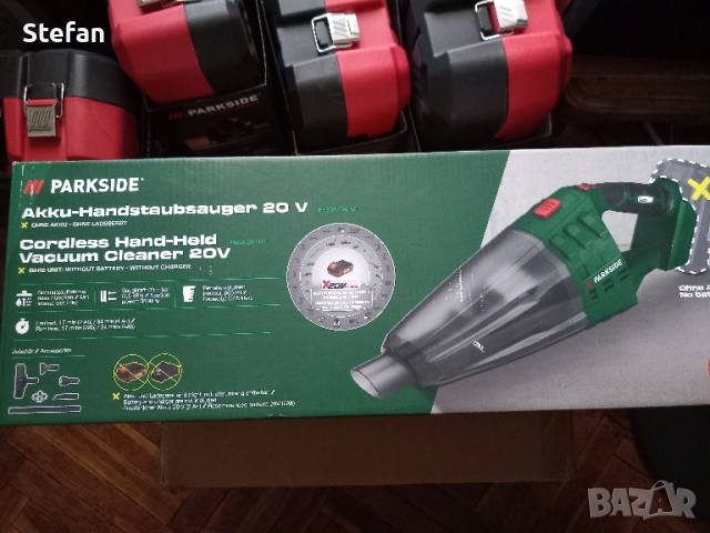 Акумулаторна прахосмукачка PARKSIDE