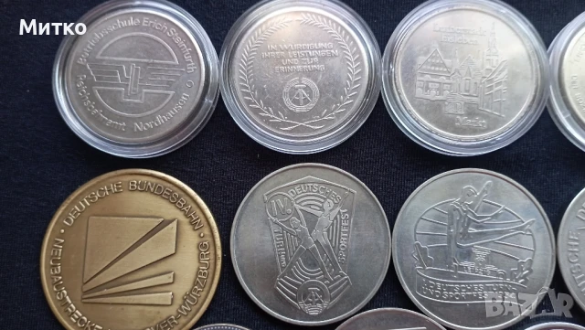 Лот 18 броя плакети-медали Германия , снимка 2 - Нумизматика и бонистика - 50443139