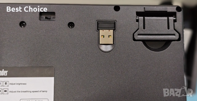 Гейминг RedThunder Безжична игрална клавиатура и мишка, снимка 8 - Клавиатури и мишки - 53055759