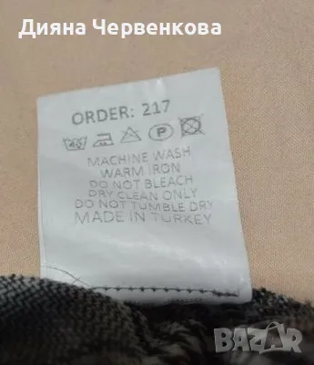 👖 Дамски летен панталон каре – бяло, черно и сиво; 3XL÷4XL | БГ № 52÷54, снимка 4 - Панталони - 41901134