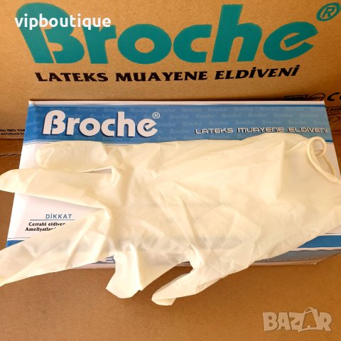 Еднократни латексови ръкавици с талк латекс с пудра