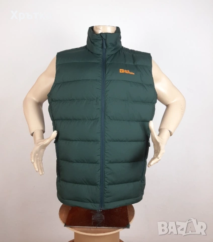 Jack Wolfskin Ather Down Vest - Оригинален мъжки елек размер 2XL, снимка 4 - Якета - 53466924