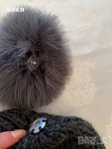 Шапка с пух seeberger оригинална, снимка 5 - Шапки - 39642008