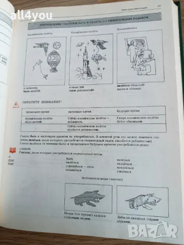 С подарък! Грамматика русского языка в иллюстрациях, снимка 5 - Енциклопедии, справочници - 49505361