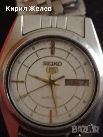 Оригинален дамски часовник SEIKO automatic Japan работи перфектно състояние 41684, снимка 2 - Дамски - 43774506
