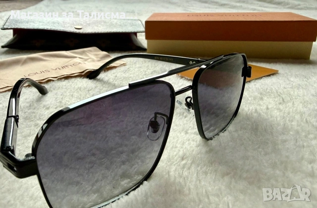 Слънчеви очила Louis Vuitton с кутия и аксесоари, снимка 7 - Слънчеви и диоптрични очила - 53570459