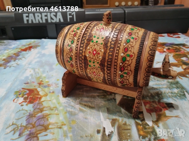 Дървено буренце, снимка 4 - Антикварни и старинни предмети - 52514932