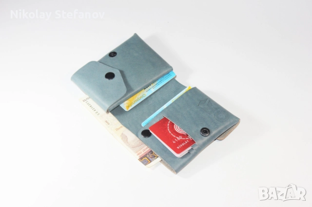 Вертикален оригами портфейл, снимка 2 - Портфейли, портмонета - 52308369