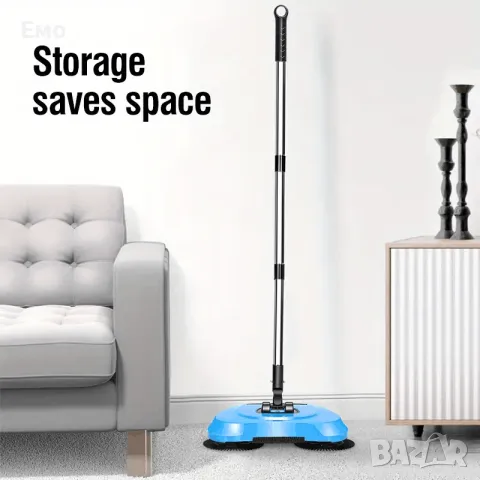 1бр. Автоматична метла - Pro 3-в-1 Ръчна метла с въртящ се конвейер, снимка 7 - Други - 48727405