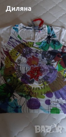 Блузи Desigual М-Л, снимка 5 - Тениски - 26257675