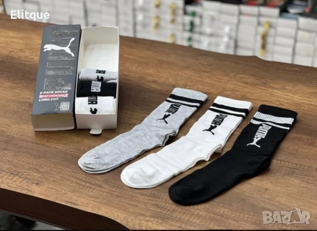унисекс чорапи в кутия puma, снимка 3 - Дамски чорапи - 53181990
