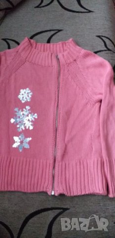 Детска плетена жилетка, размер 6-8