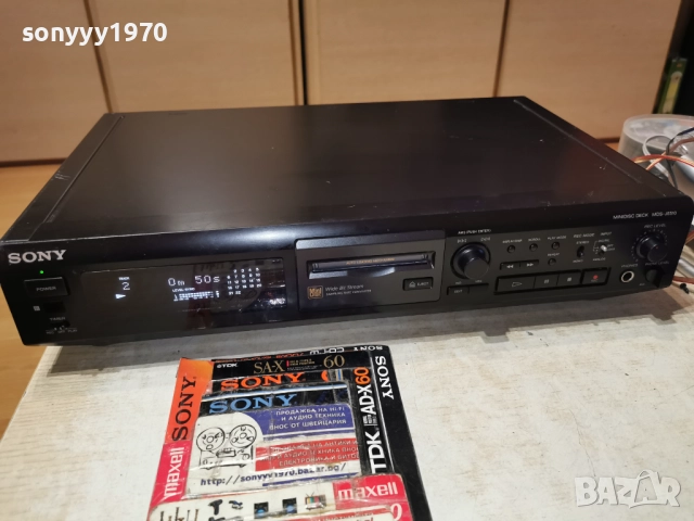 SONY MINIDISC DECK-MADE IN JAPAN 0101261755, снимка 11 - Декове - 52949267