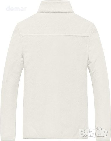 AUMELR Мъжко поларено яке цвят каки XXL, снимка 5 - Якета - 43759460