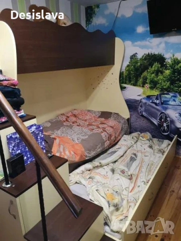 Детско двуетажна легло, снимка 4 - Други - 53568219