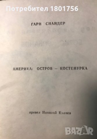 Америка: Остров - Костенурка - Гари Снайдър, снимка 3 - Художествена литература - 28559510
