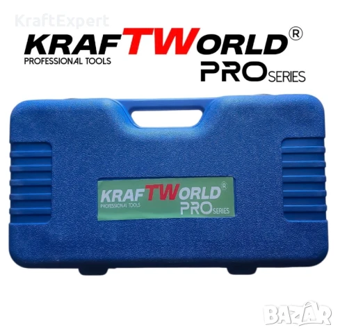 Универсален комплект за монтаж и демонтаж на селенови втулки и лагери KraftWorld Pro – 26 части, снимка 5 - Други инструменти - 50642107