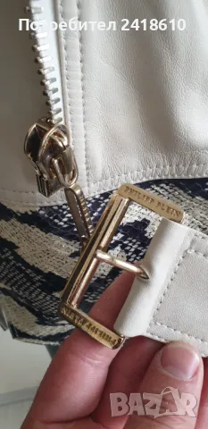 Philipp Plein Leather Womens Vest Size S / ОРИГИНАЛ! Дамски Кожен Елек!, снимка 18 - Елеци - 49796466