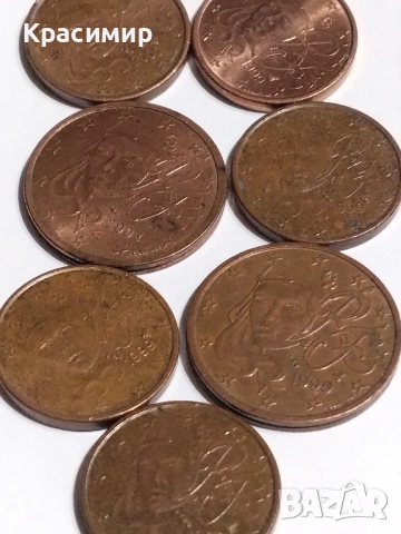 1-2 евро Цент Франция 1999 г.