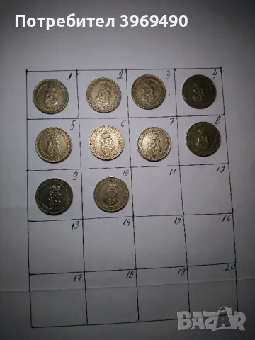 10 броя монети по 20 стотинки от 1912 г., снимка 5 - Нумизматика и бонистика - 48736643