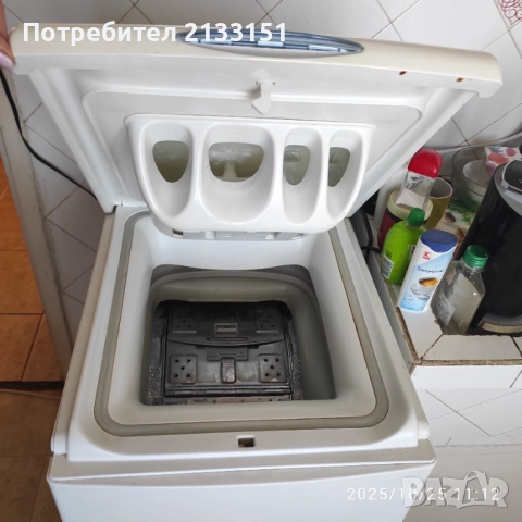 Автоматична пералня Whirpool с горно зареждане , снимка 3 - Перални - 52183080