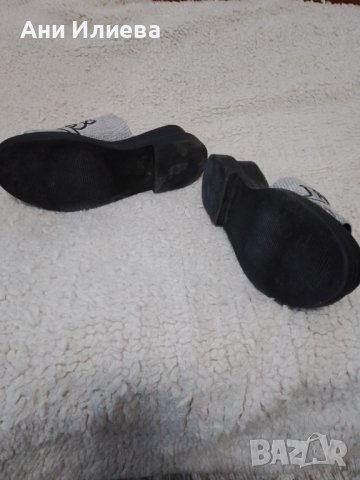 Дамски сребърни чехли естествена кожа, снимка 4 - Чехли - 36834665