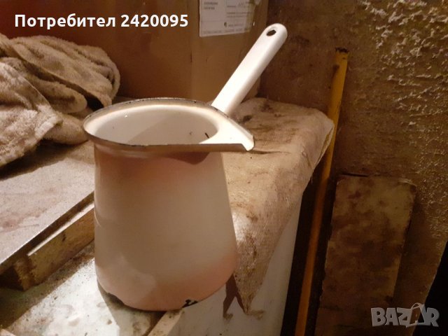 Стара железна кана и джезве-10лв, снимка 5 - Аксесоари за кухня - 32364785