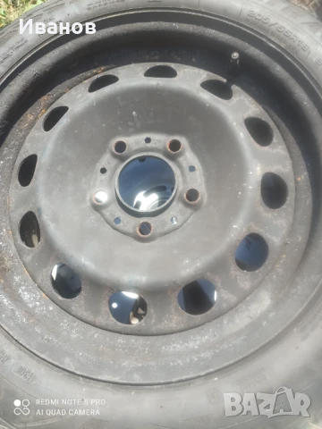 Железни джанти 16 цола бмв 2броя, снимка 5 - Гуми и джанти - 51330126