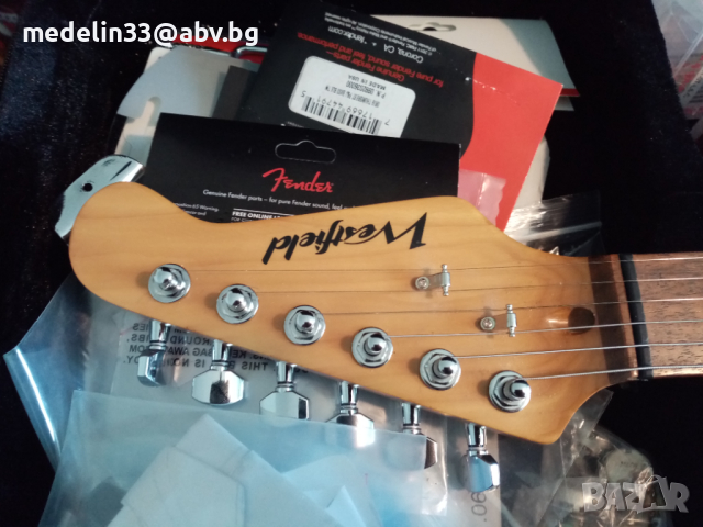 Westfield Fender walnut stratocaster 1989  pro series ел. китара, снимка 4 - Китари - 42971885
