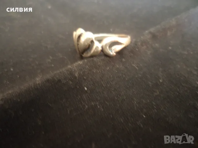 дамски сребърен пръстен, снимка 4 - Пръстени - 39967564
